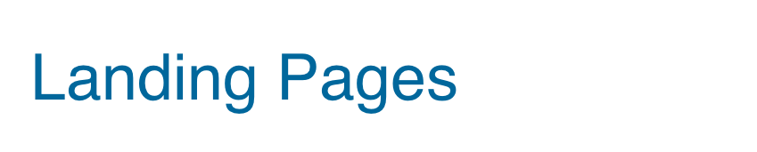 Landing Pages